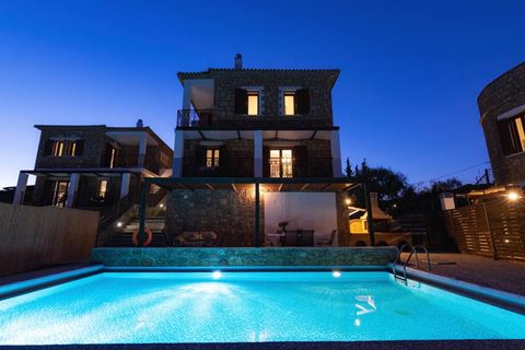 deluxe three bedroom villa with private pool armonia villas zakynthos
